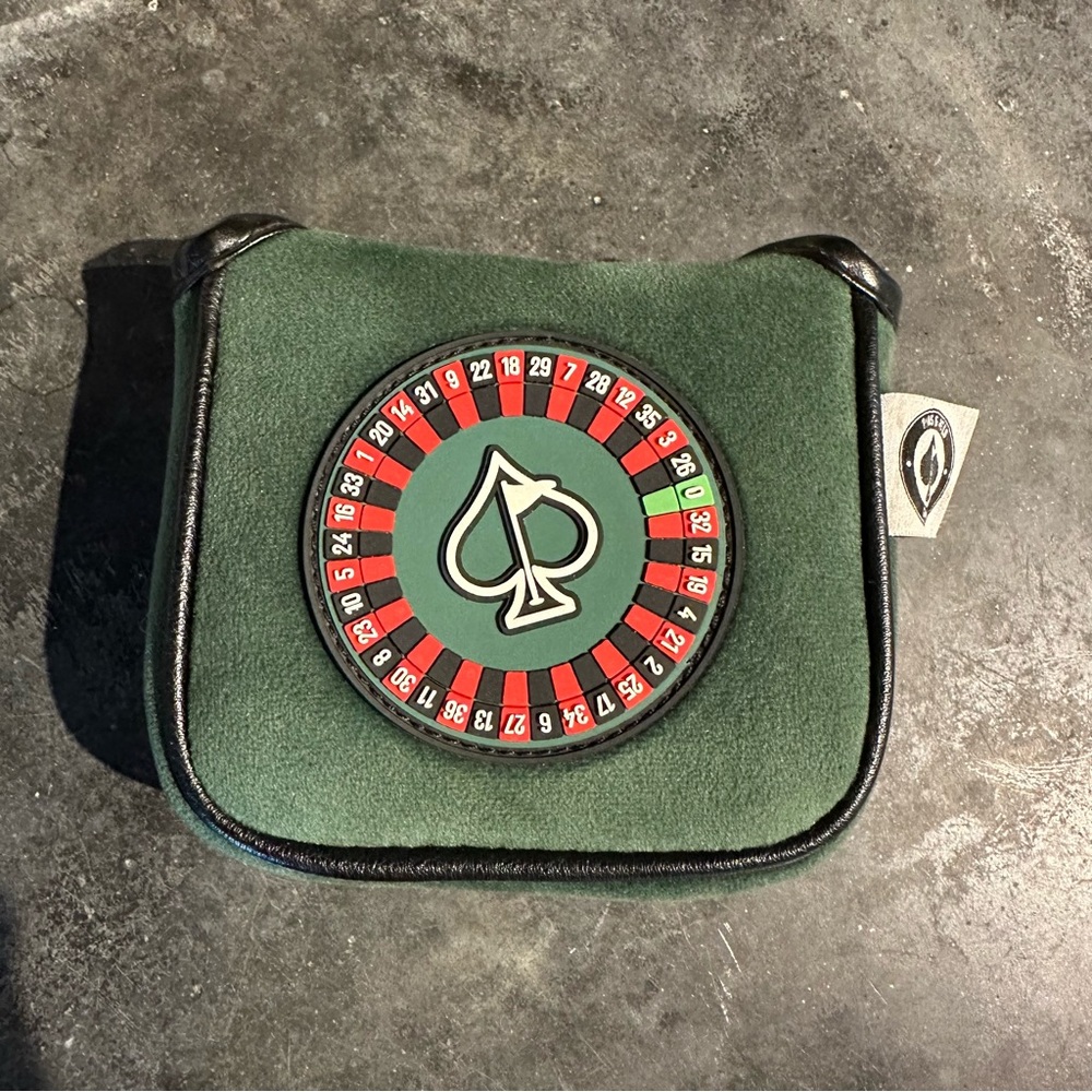Pins & Aces Roulette Mallet Putter Head Cover